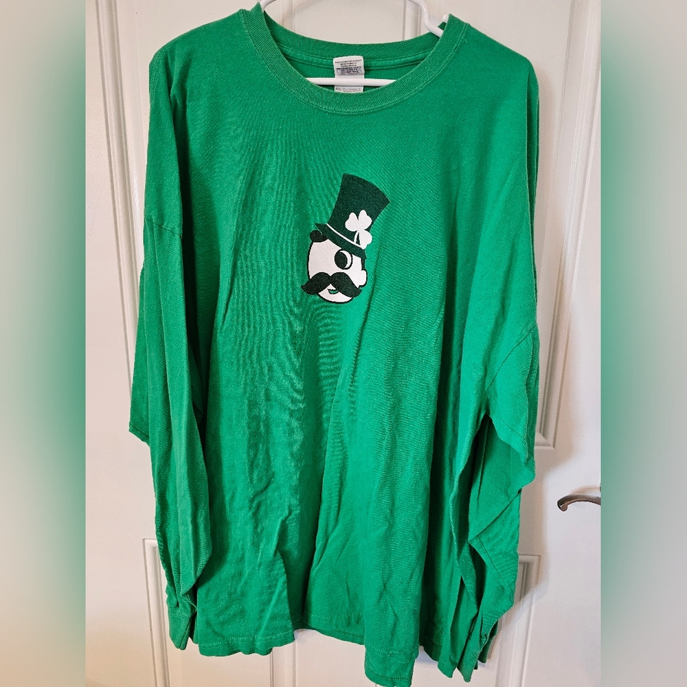 Natty Boh St. Patrick's Day long sleeve shirt, size 4XL